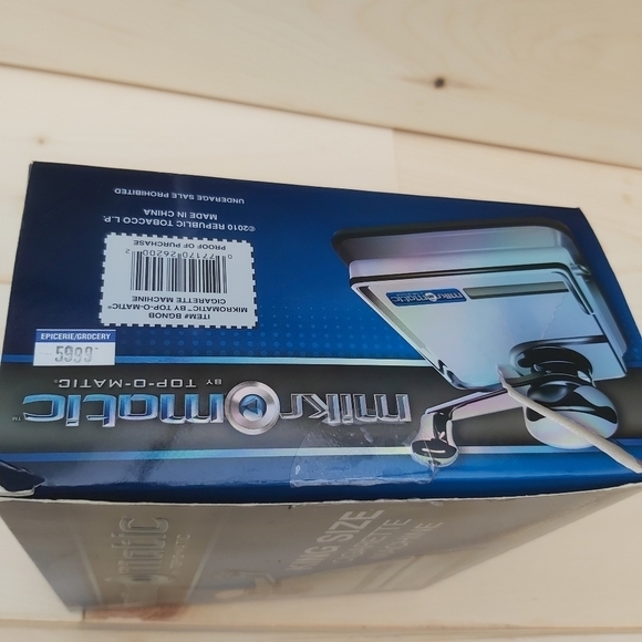 KING size cigarette maker MikrOmatic by Top-O-Matic rolling machine - Picture 4 of 11